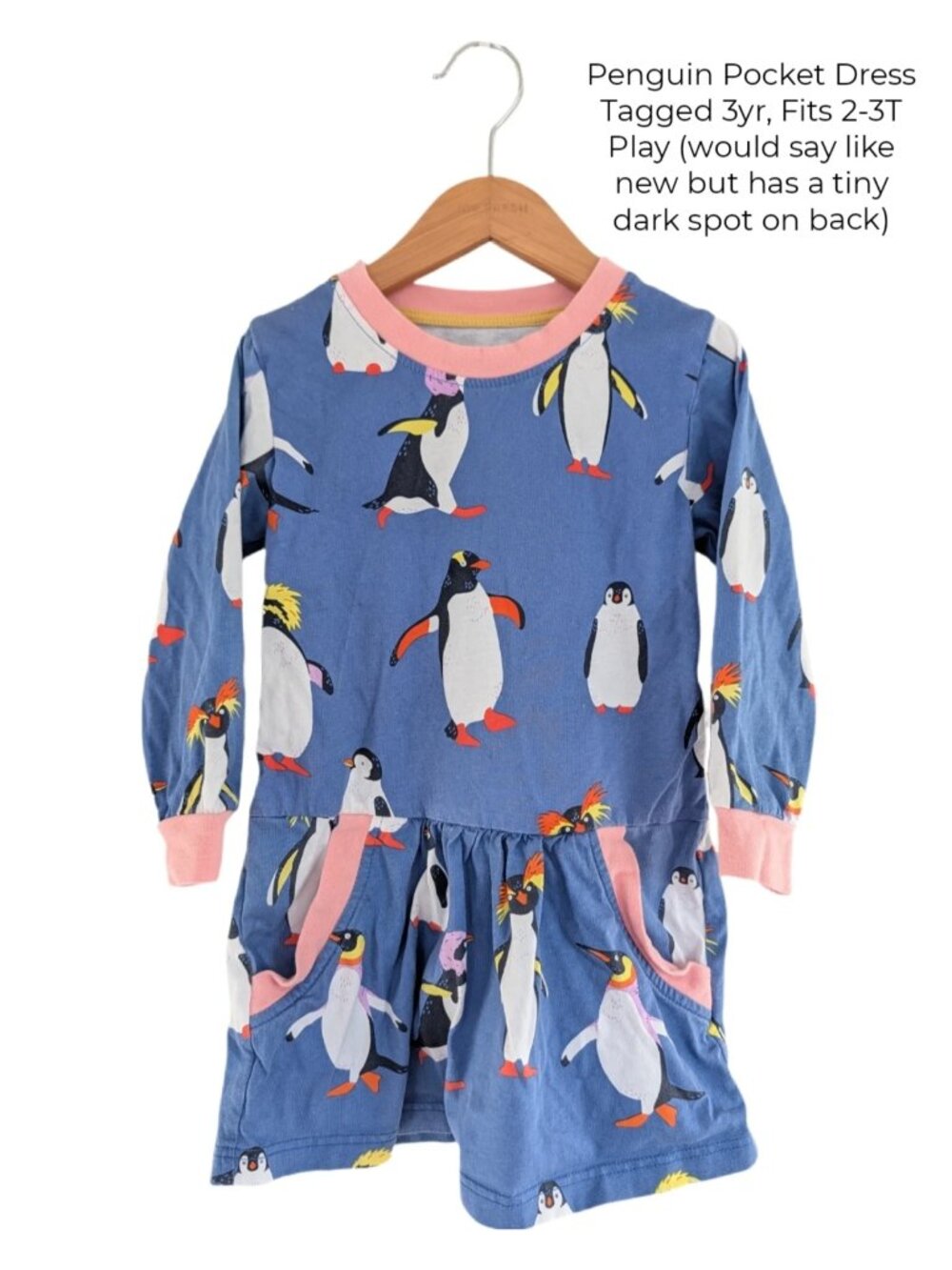 Penguin‎ Pocket Dress 2T 3T Girls Clothing Small Shop
